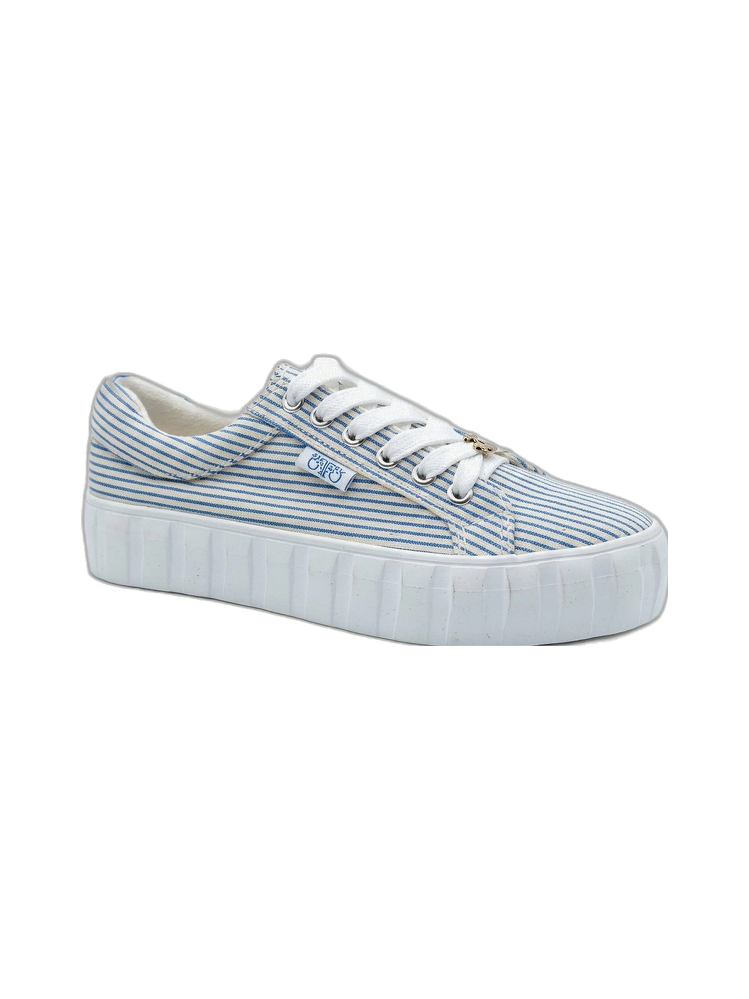 Malibu Strip Blue — BLEU/BEIGE